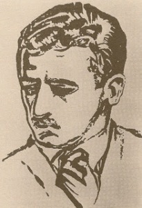 Drawing of William Faulkner by William Spratling