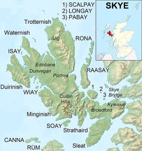  Skye is the northernmost of the large islands of the Inner Hebrides of Scotland. 