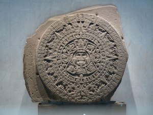 Aztec Calendar Stone  Discovered 1790 Basalt Stone 3.7 x 1.2 m Mexican National Museum of Anthropology,  Mexico City, Mexico.