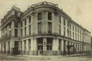 The Old French Opera House  1912  Postcard  Private Collection 