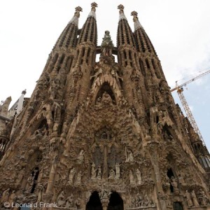 Antoni Gaudi "Sagrada Familia" Unfinished (Began in 1882) - Gaudi was hit by a car and killed before this work could be completed Barcelona